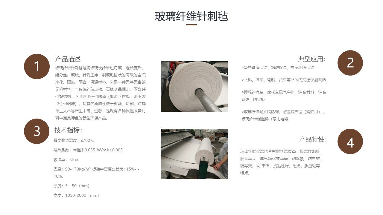 玻璃纤维针刺毡